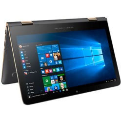 HP Spectre x360 13-4126na Convertible Laptop, Intel Core i5, 8GB RAM, 256GB SSD, 13.3 Touch Screen, Ash Luxe Copper